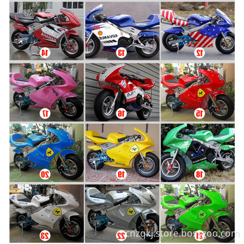 CQZQ Motorcycle 49cc 2 Stroke Engine Kids Dirt Bike